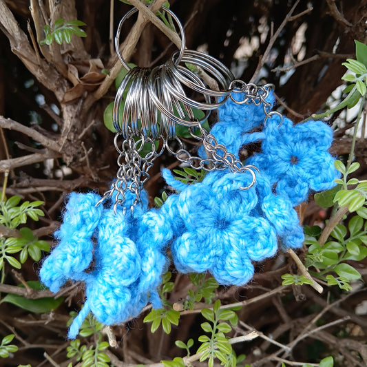 Cute flower keychains